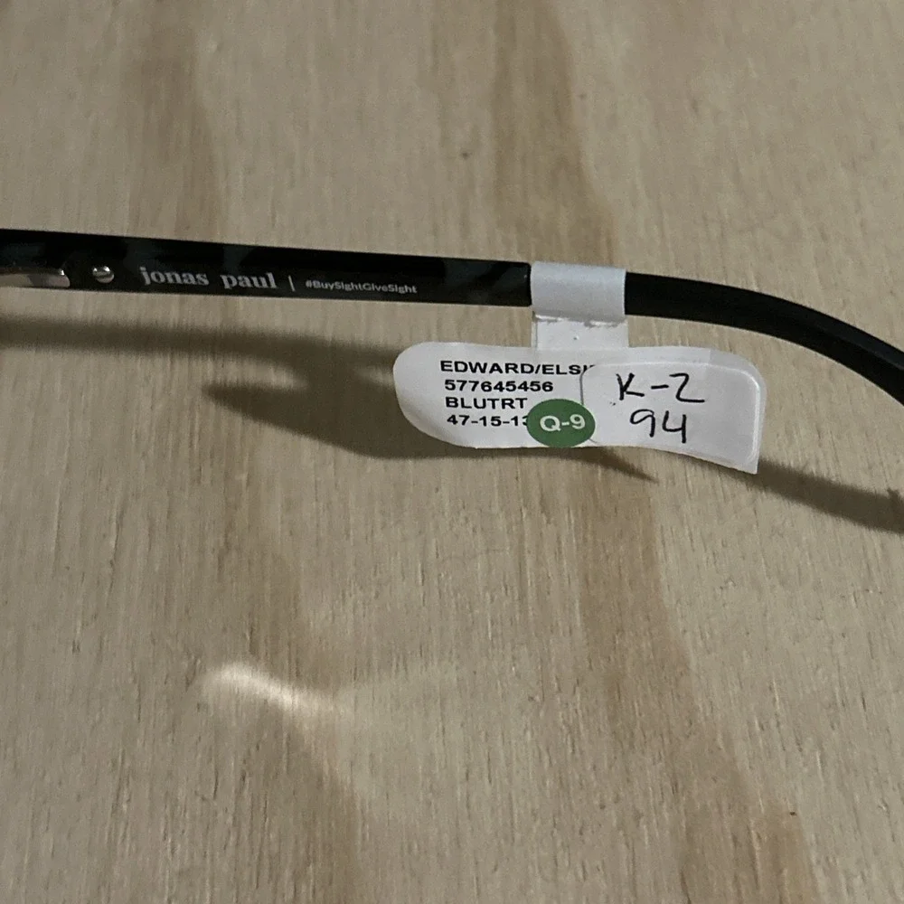 Jonas Paul Edward/Elsie Kids LBK Blutrt Eyeglass Frames 47 15 130 Frames Only